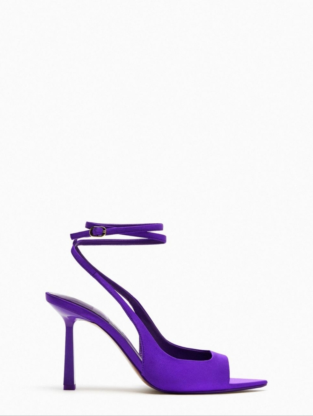 Zara Fabric High Heel Sandals